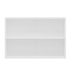 Alvinka Mutfak Modül Üst 2Yk1R 90-H60Cm Dolap Beyaz Alm Cam Mdf