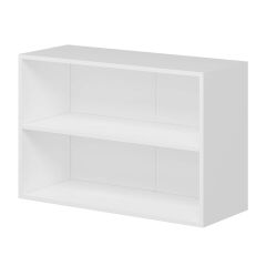 Alvinka Mutfak Modül Üst 2Yk1R 90-H60Cm Dolap Beyaz Alm Cam Mdf