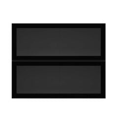 Alvinka Mutfak Modül Üst 2Yk1R 90-H72Cm Dolap Beyaz Alm Cam Suntalam