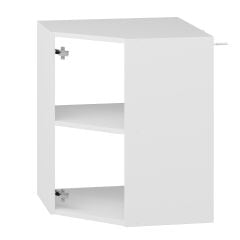 Alvinka Mutfak Modül Mbr_B Üst 1Dk1R 60-H72Cm Köşe Dolap Beyaz Kumtaşı Mdf