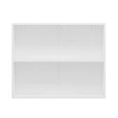 Alvinka Mutfak Modül Üst 2Yk1R 90-H72Cm Dolap Beyaz Alm Cam Mdf