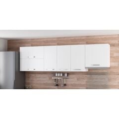Minar 260 Cm Mutfak Dolabı Beyaz 260-B4-Üst Modül