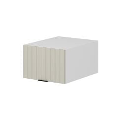 Alvinka Mutfak Modül Mbr_B Üst 1Yk 45-H30Cm Yuk Dolap Beyaz Kumtaşı Mdf