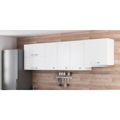 Minar 260 Cm Mutfak Dolabı Beyaz 260-B5-Üst Modül