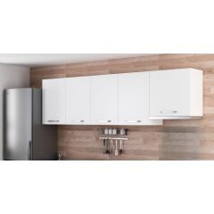 Minar 260 Cm Mutfak Dolabı Beyaz 260-B7-Üst Modül