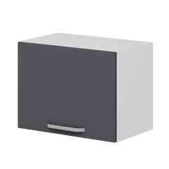 Alvinka Mutfak Modül Duz Üst 1Dk 60-45-H60Cm Asp Dolap Beyaz Antrasit Suntalam