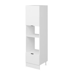 Alvinka Mutfak Modül Mbr_B 60-H222Cm Boy Ank Dolabı Beyaz Beyaz