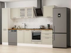 Alvinka 305X210 Cm Klasik Mebran Mutfak Dolabı Mb-E80B45S60-3 Mebran | Kumtaşı - Suntalam