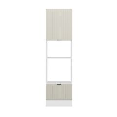 Alvinka Mutfak Modül Mbr_B 60-H222Cm Boy Ank Dolabı Beyaz Kumtaşı