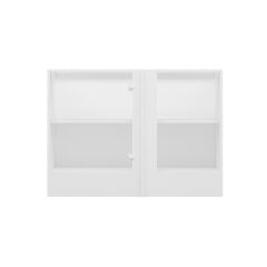 Alvinka Mutfak Modül Mbr_B Alt 1K1R 120Cm Köşe Dolap Beyaz Beyaz Mdf