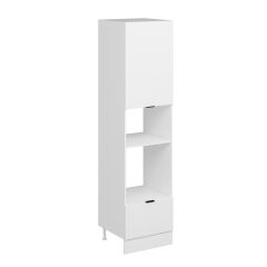 Alvinka Mutfak Modül Mbr_B 60-H240Cm Boy Ank Dolabı Beyaz Beyaz