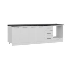 Minar 265 Cm Mutfak Dolabı Beyaz 265-B3-Alt Modül