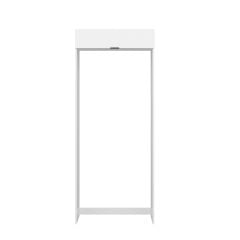 Alvinka Mutfak Modül Mbr_B 90-H222Cm Buz Dolabı Beyaz Beyaz Mdf