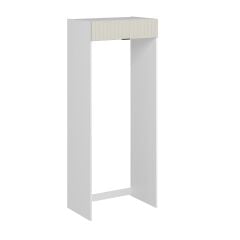 Alvinka Mutfak Modül Mbr_B 90-H222Cm Buz Dolabı Beyaz Kumtaşı Suntalam