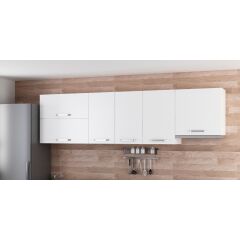 Minar 265 Cm Mutfak Dolabı Beyaz 265-B8-Üst Modül