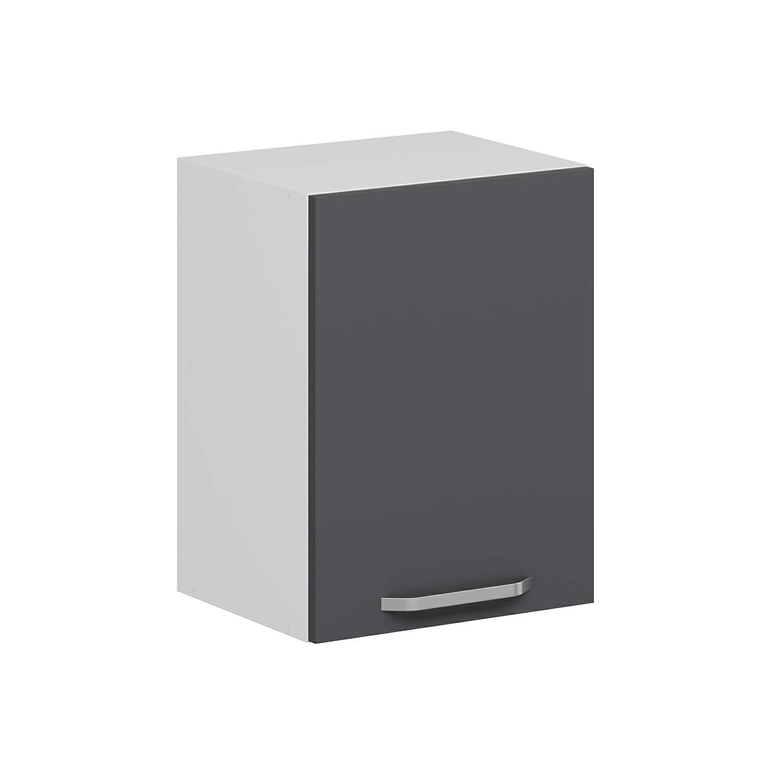 Alvinka Mutfak Modül Duz Üst 1Dk1R 45-H60Cm Dolap Beyaz Antrasit Suntalam