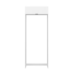 Alvinka Mutfak Modül Mbr_B 90-H240Cm Buz Dolabı Beyaz Beyaz Mdf