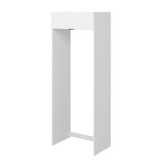 Alvinka Mutfak Modül Mbr_B 90-H240Cm Buz Dolabı Beyaz Beyaz Mdf