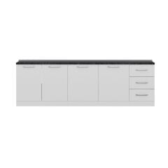 Minar 270 Cm Mutfak Dolabı Beyaz 270-B2-Alt Modül