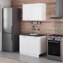 Minar 100 Cm Mutfak Dolabı Beyaz 100-B2