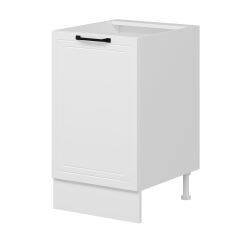 Alvinka Mutfak Modül Mbr_A Alt 1K1R 50Cm Dolap Beyaz Beyaz Mdf