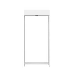 Alvinka Mutfak Modül Mbr_B 100-H222Cm Buz Dolabı Beyaz Beyaz Mdf