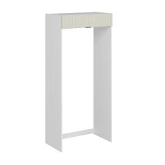 Alvinka Mutfak Modül Mbr_B 100-H222Cm Buz Dolabı Beyaz Kumtaşı Suntalam