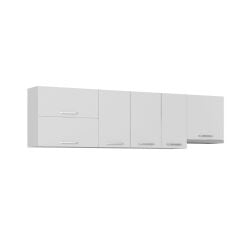 Minar 270 Cm Mutfak Dolabı Beyaz 270-B7-Üst Modül