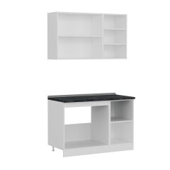 Minar 125 Cm Mutfak Dolabı Beyaz 125-B1