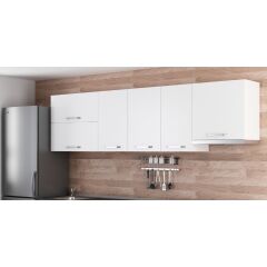 Minar 270 Cm Mutfak Dolabı Beyaz 270-B8-Üst Modül