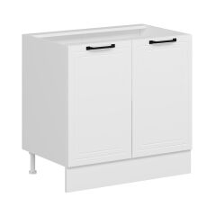 Alvinka Mutfak Modül Mbr_A Alt 2K1R 90Cm Dolap Beyaz Beyaz Suntalam