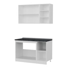 Minar 130 Cm Mutfak Dolabı Beyaz 130-B1