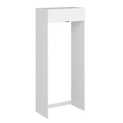 Alvinka Mutfak Modül Mbr_B 100-H240Cm Buz Dolabı Beyaz Beyaz Mdf