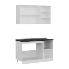 Minar 135 Cm Mutfak Dolabı Beyaz 135-B1