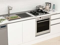 Alvinka 375X222 Cm High Gloss Mutfak Dolabı Mbb-E90B40S45-2 High Gloss | Beyaz - Suntalam