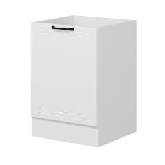 Alvinka Mutfak Modül Mbr_A Alt 1K 60Cm Evye Dolap Beyaz Beyaz Mdf