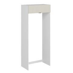 Alvinka Mutfak Modül Mbr_B 100-H240Cm Buz Dolabı Beyaz Kumtaşı Mdf