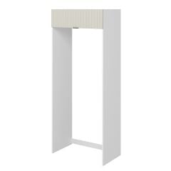 Alvinka Mutfak Modül Mbr_B 100-H240Cm Buz Dolabı Beyaz Kumtaşı Mdf