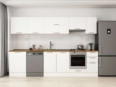 Alvinka 300X210 Cm Klasik Mebran Mutfak Dolabı M-E80S60S40-1