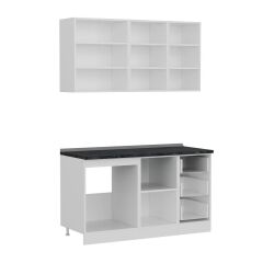 Minar 145 Cm Mutfak Dolabı Beyaz 145-B1