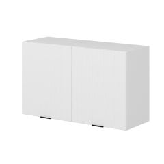 Alvinka Mutfak Modül Mbr_B Üst 2Dk1R 100-H60Cm Dolap Beyaz Beyaz Mdf