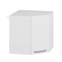 Alvinka Mutfak Modül Duz Üst 1Dk1R 60-H60Cm Köşe Dolap Beyaz Beyaz Mdf