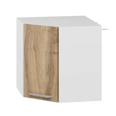 Alvinka Mutfak Modül Duz Üst 1Dk1R 60-H60Cm Köşe Dolap Beyaz Dore Suntalam