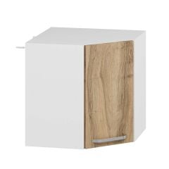 Alvinka Mutfak Modül Duz Üst 1Dk1R 60-H60Cm Köşe Dolap Beyaz Dore Mdf