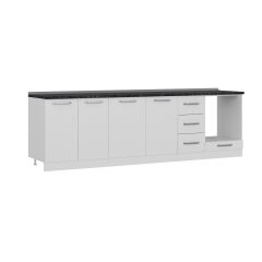 Minar 275 Cm Mutfak Dolabı Beyaz 275-B3-Alt Modül