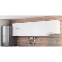 Minar 275 Cm Mutfak Dolabı Beyaz 275-B4-Üst Modül