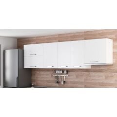 Minar 275 Cm Mutfak Dolabı Beyaz 275-B5-Üst Modül