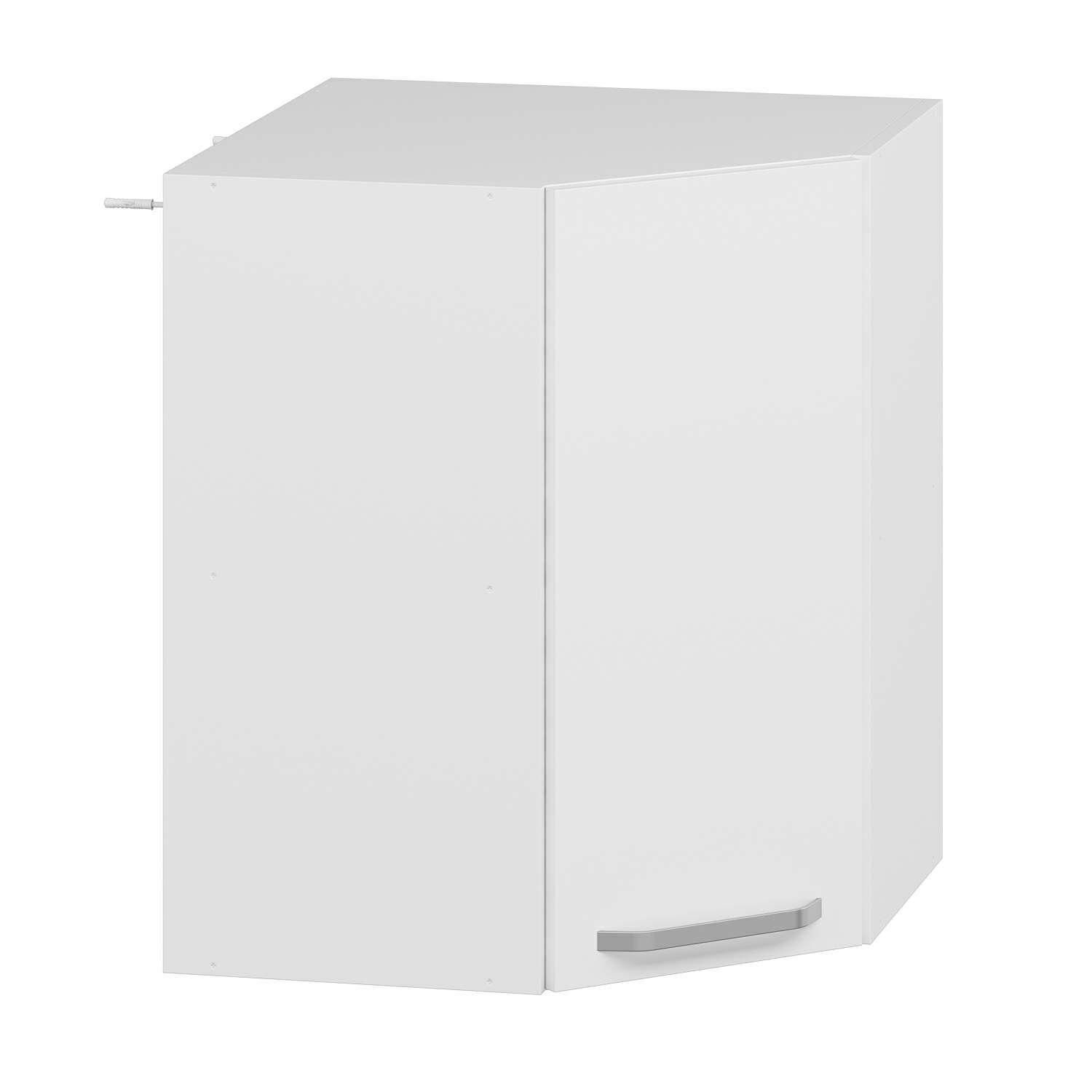 Alvinka Mutfak Modül Duz Üst 1Dk1R 60-H72Cm Köşe Dolap Beyaz Beyaz Suntalam