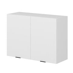 Alvinka Mutfak Modül Mbr_B Üst 2Dk1R 100-H72Cm Dolap Beyaz Beyaz Mdf