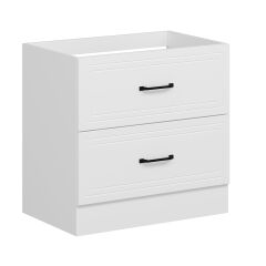 Alvinka Mutfak Modül Mbr_A Alt 2Ç 90Cm Evye Dolap Beyaz Beyaz Suntalam